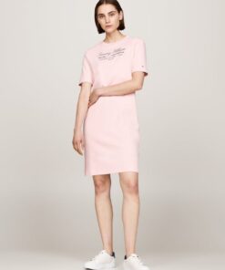 REGULAR STRIPE GRAPHIC DRESS