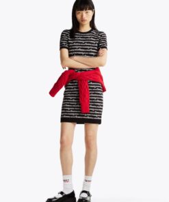 PRINT MINI JUMPER DRESS