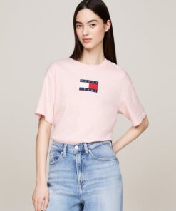 MELANGE CREW NECK RELAXED T-SHIRT