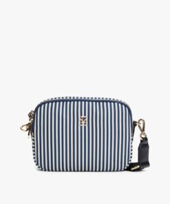 STRIPE CROSSBODY CAMERA BAG