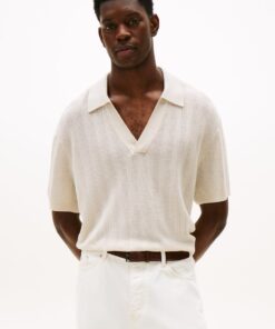 THE APXGP COLLECTION POLO SHIRT WITH LINEN