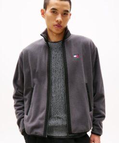 TOMMY BADGE POLAR FLEECE SWEATSHIRT