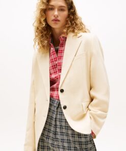 THE RUNWAY COLLECTION OVERSIZED LINEN BLAZER