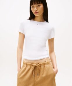 SLIM ESSENTIAL RIB TEE