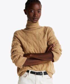 RELAXED PURE WOOL ROLL NECK JUMPER