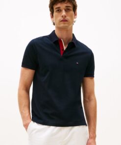 CONTRAST COLLAR CUFF POLO