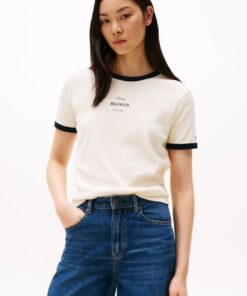 LOGO CONTRAST TRIM T-SHIRT