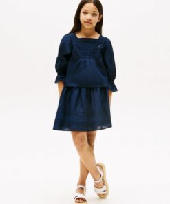 GIRLS 8-16 BRODERIE ANGLAISE TAPE SKIRT