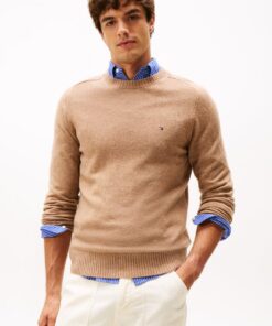 PURE WOOL CREW NECK JUMPER