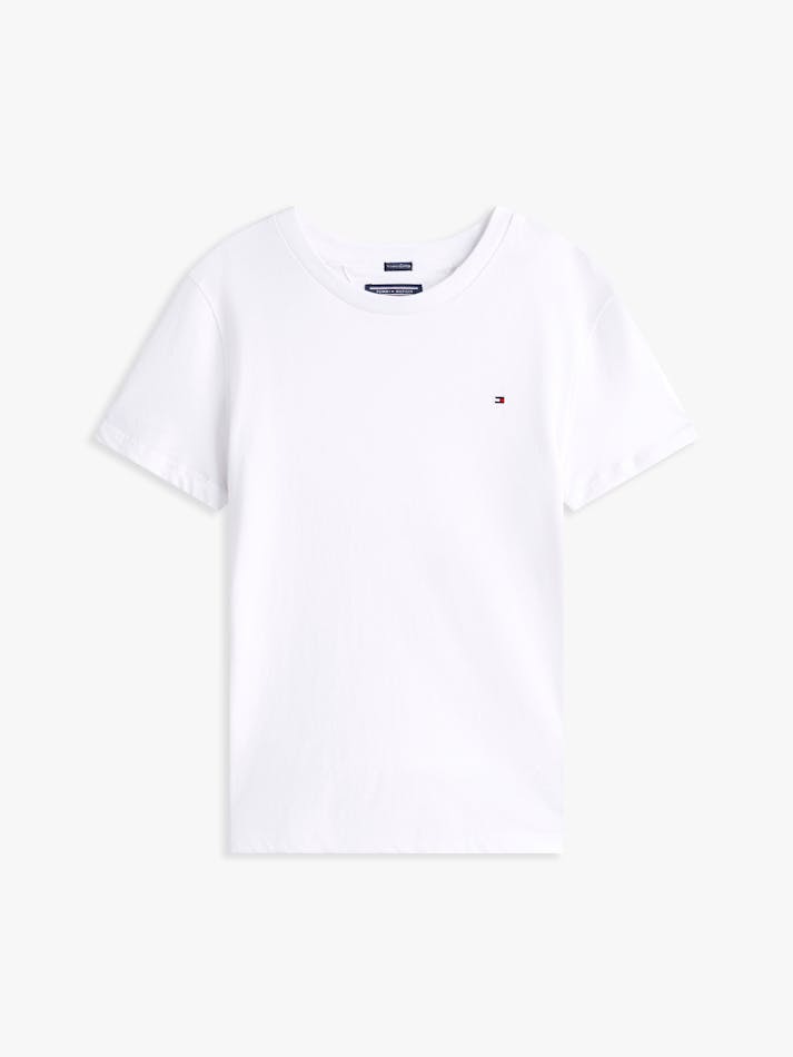 BOYS 3-7 BASIC CREW KNIT SHORT SLEEVE T-SHIRT