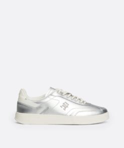 HERITAGE METALLIC LEATHER TRAINERS