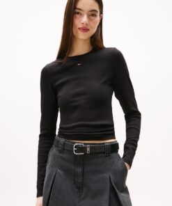 SLIM ESSENTIAL RIB LONG-SLEEVED
