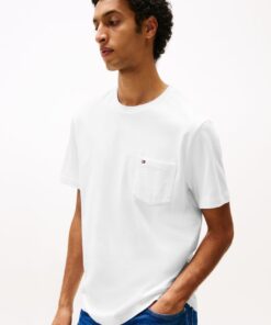 PATCH POCKET CREW NECK T-SHIRT