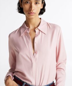 CONCEALED PLACKET RELAXED SHIRT