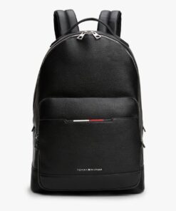 METAL LOGO PEBBLE GRAIN BACKPACK