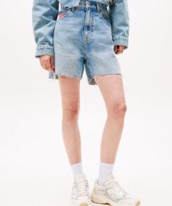 MOM FIT DENIM SHORTS