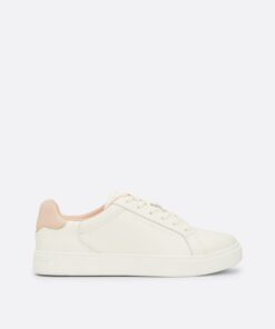 LEATHER COURT TRAINERS
