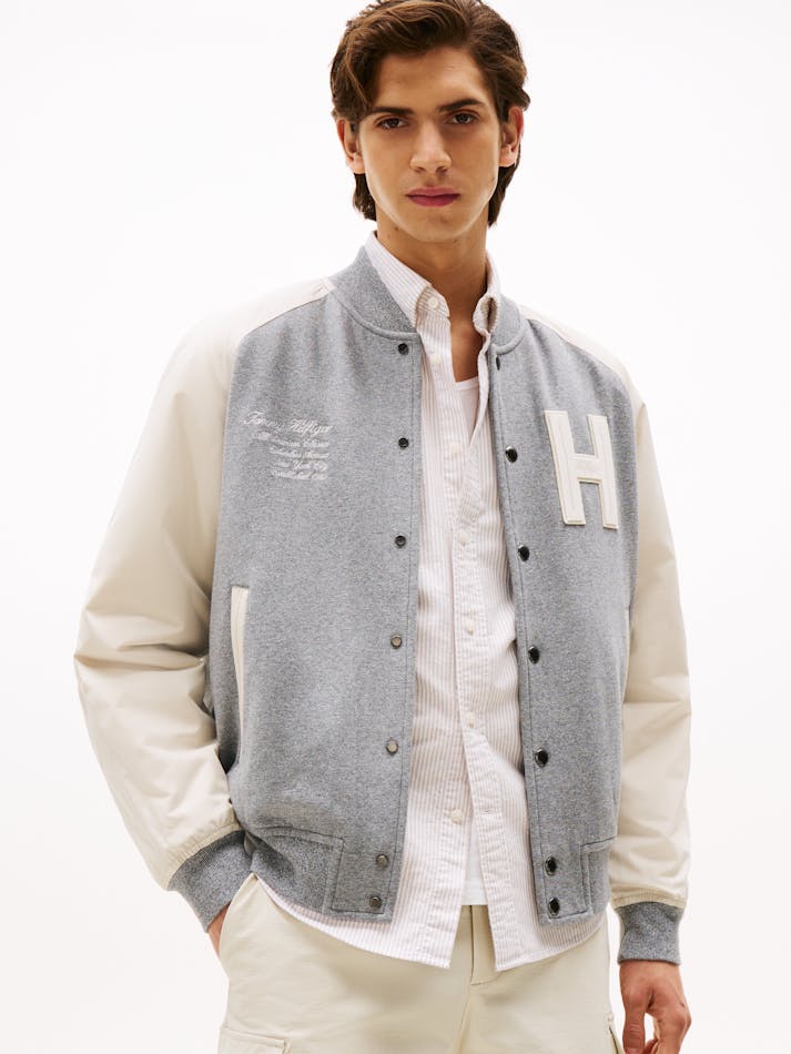 ATHLEISURE RELAXED BOMBER JACKET