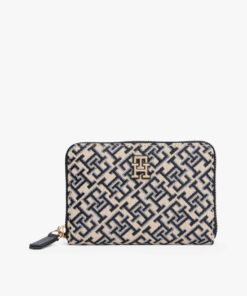 JACQUARD ZIP-AROUND WALLET