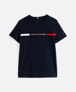 BOYS 3-7 FLAG RIB INSERT TEE