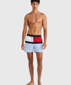 HILFIGER FLAG MID LENGTH SWIM SHORTS