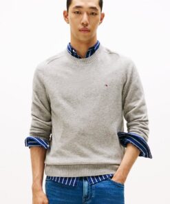 PURE WOOL CREW NECK JUMPER